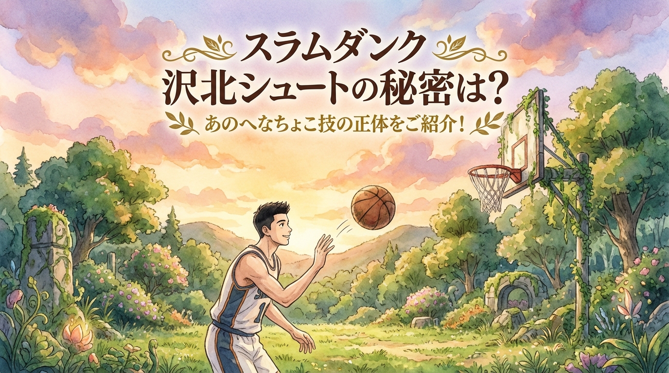スラムダンク 沢北 シュートの秘密は？あのへなちょこ技の正体をご紹介！