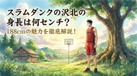 スラムダンクの沢北の身長は何センチ？188cmの魅力を徹底解説！