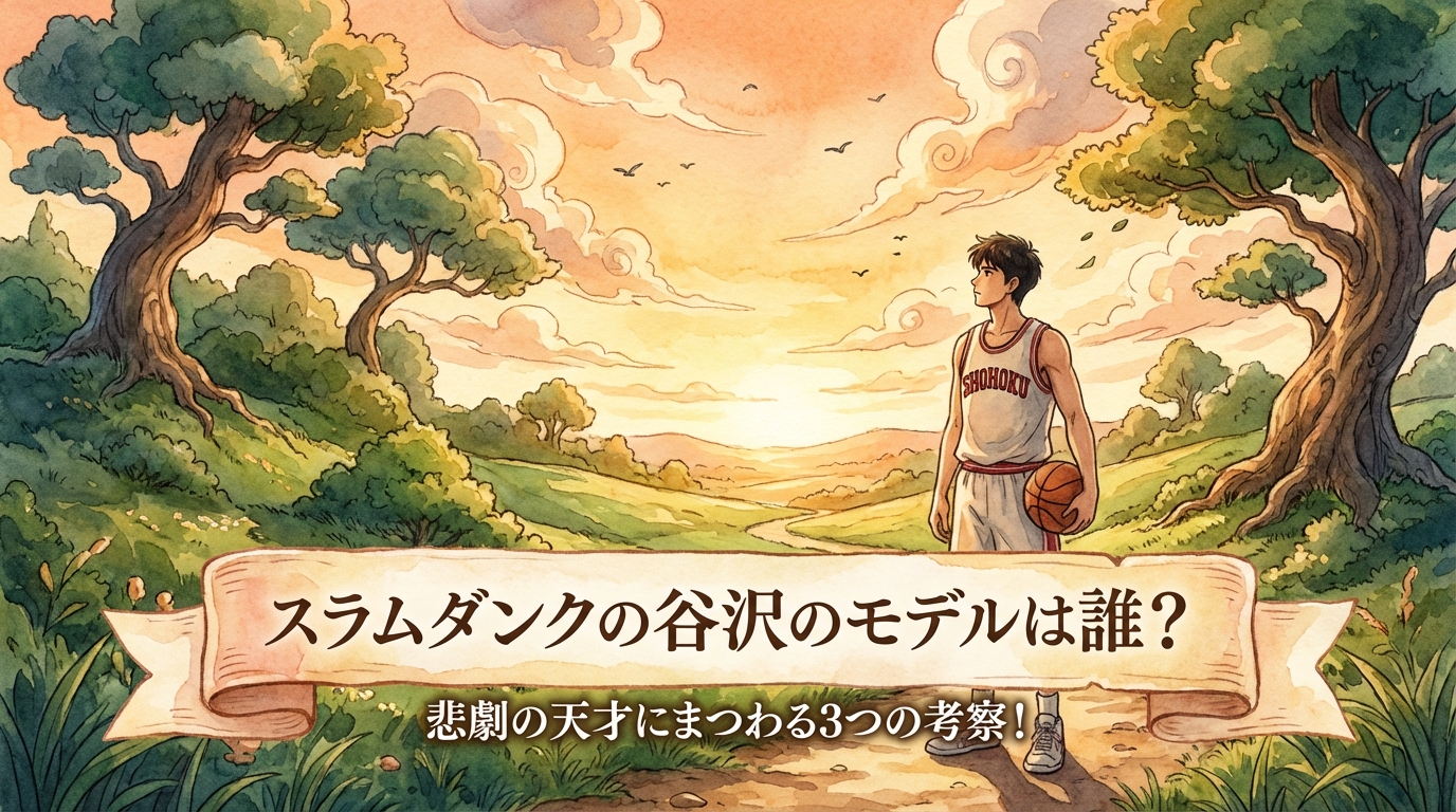 スラムダンクの谷沢のモデルは誰？悲劇の天才にまつわる3つの考察！