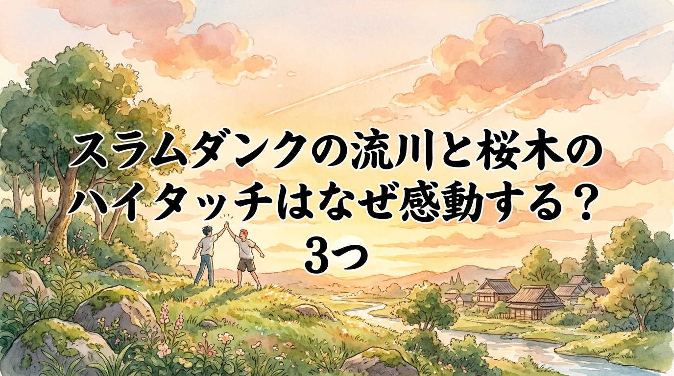 スラムダンクの流川と桜木のハイタッチはなぜ感動する？3つの理由など徹底解説！