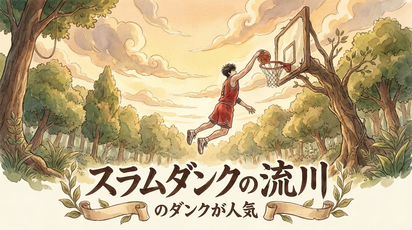 スラムダンクの流川のダンクが人気の理由は？3つの名シーンを徹底解説！
