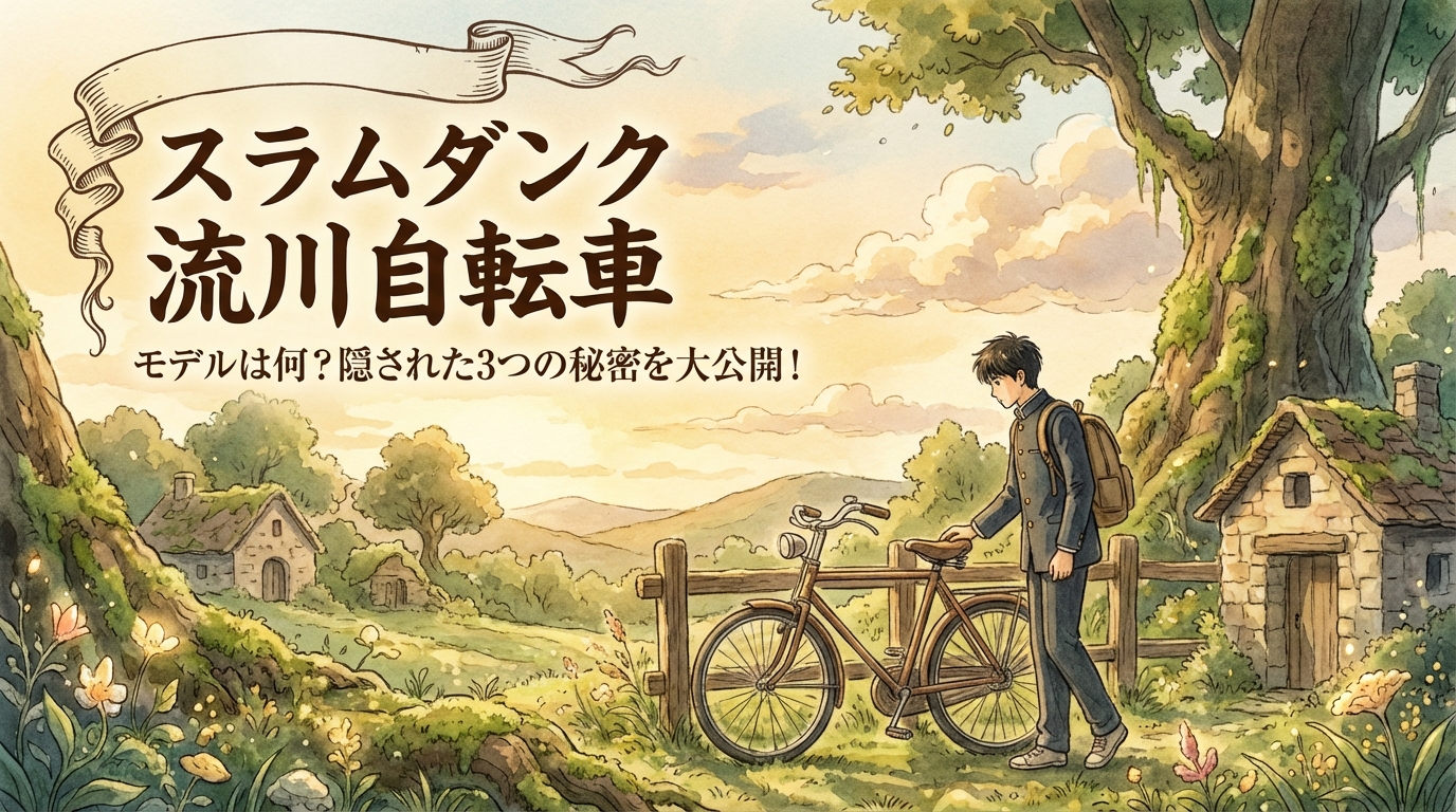 スラムダンク 流川 自転車のモデルは何？隠された3つの秘密を大公開！