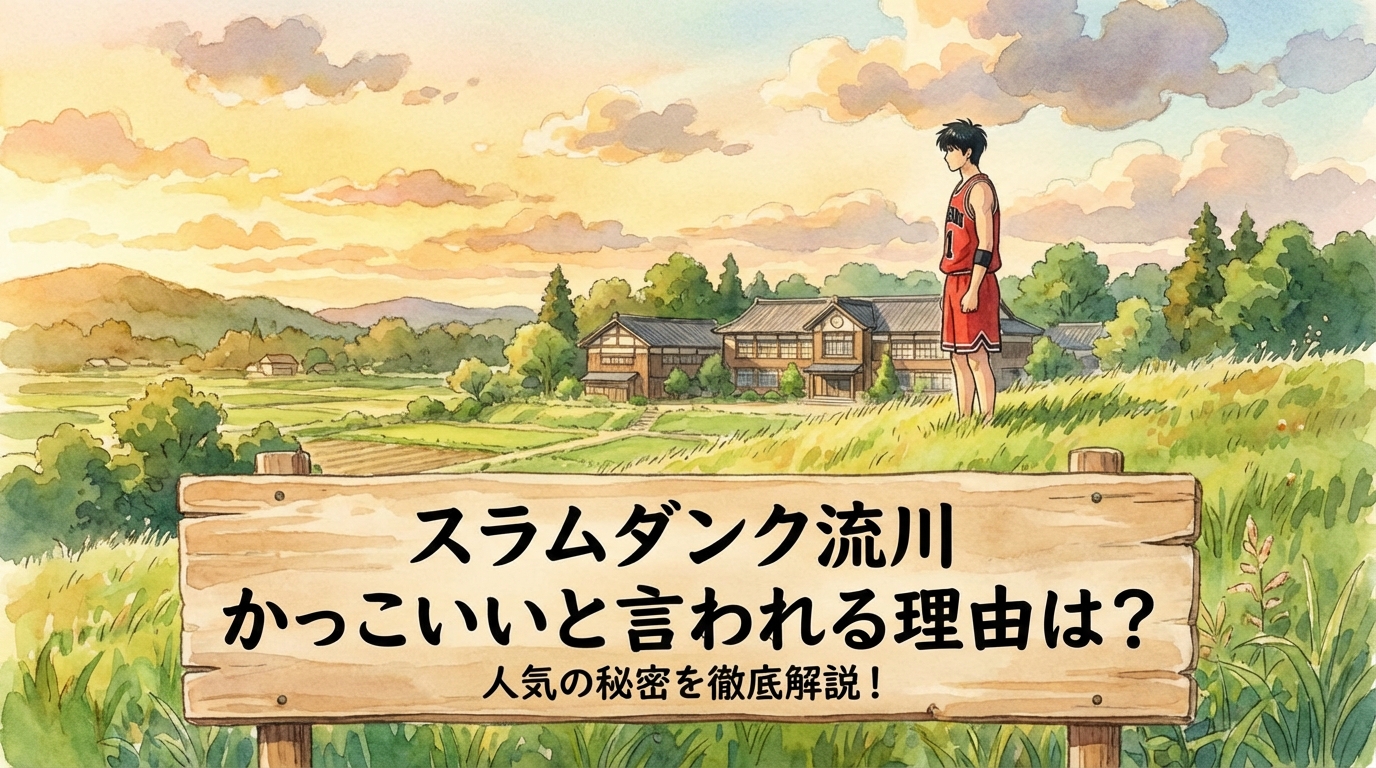 スラムダンク 流川 かっこいいと言われる理由は？人気の秘密を徹底解説！