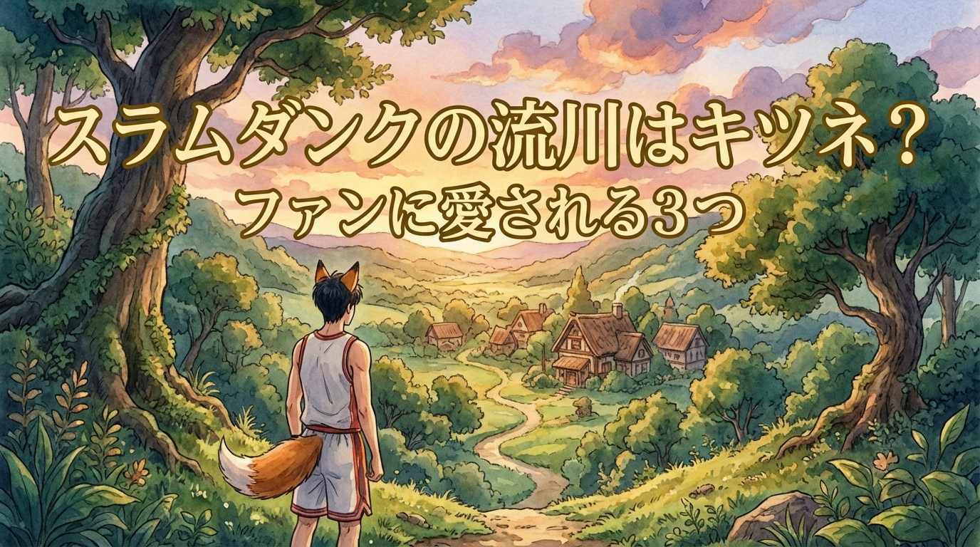 スラムダンクの流川はキツネ？ファンに愛される3つの理由！