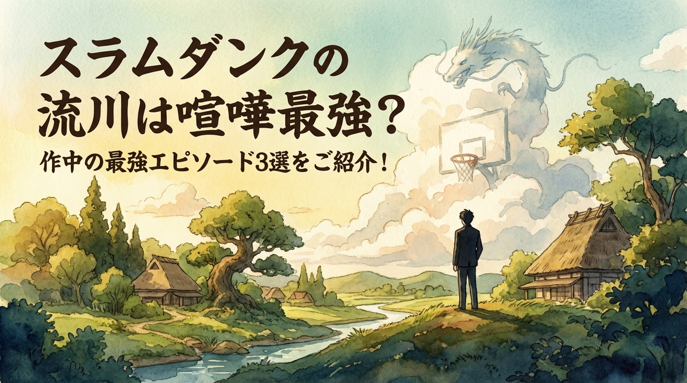 スラムダンクの流川は喧嘩最強？作中の最強エピソード3選をご紹介！