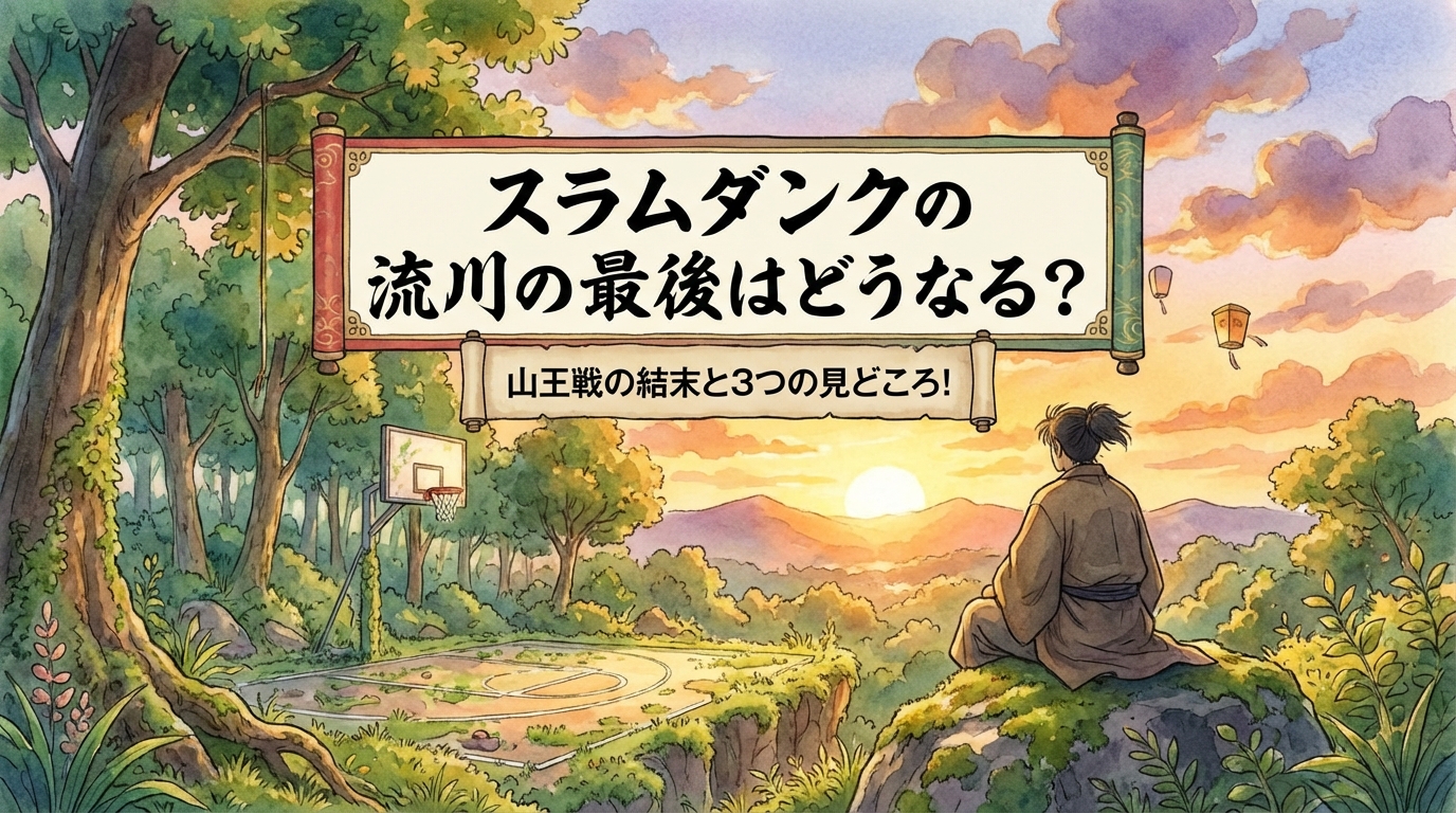 スラムダンクの流川の最後はどうなる？山王戦の結末と3つの見どころ！