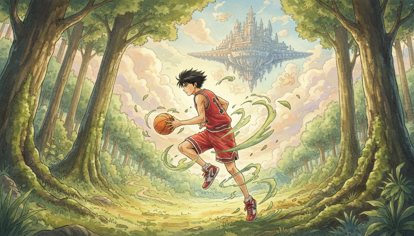 流川楓の髪型は爽やかでスポーティなショートヘア