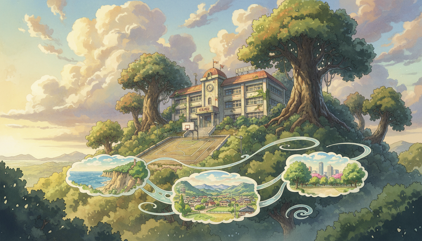 スラムダンクの富が丘中のモデル校はどこ？結論をお伝えします