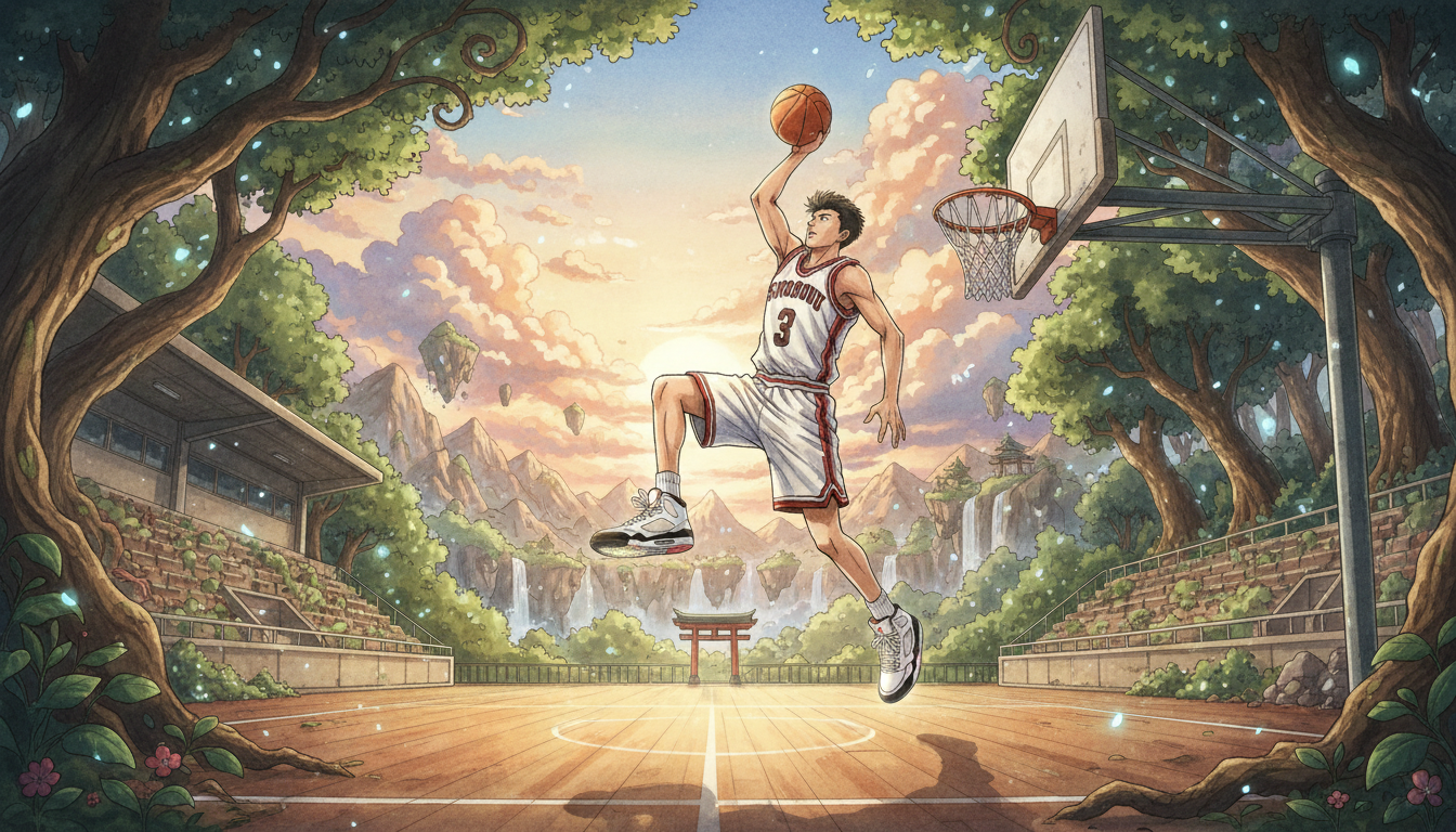 なぜ流川楓の足元にエアジョーダン5が選ばれたのでしょうか？