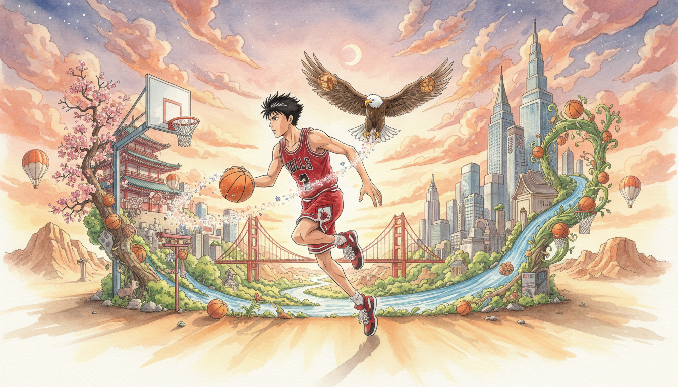 スラムダンクにおける流川とアメリカの関係についておさらいしましょう