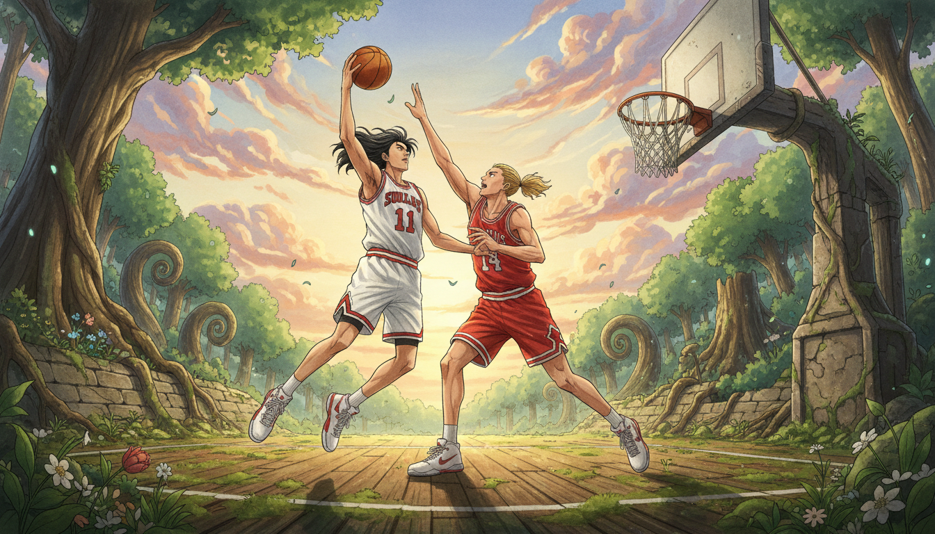 流川と三井のプレースタイルや特徴がモデルと一致