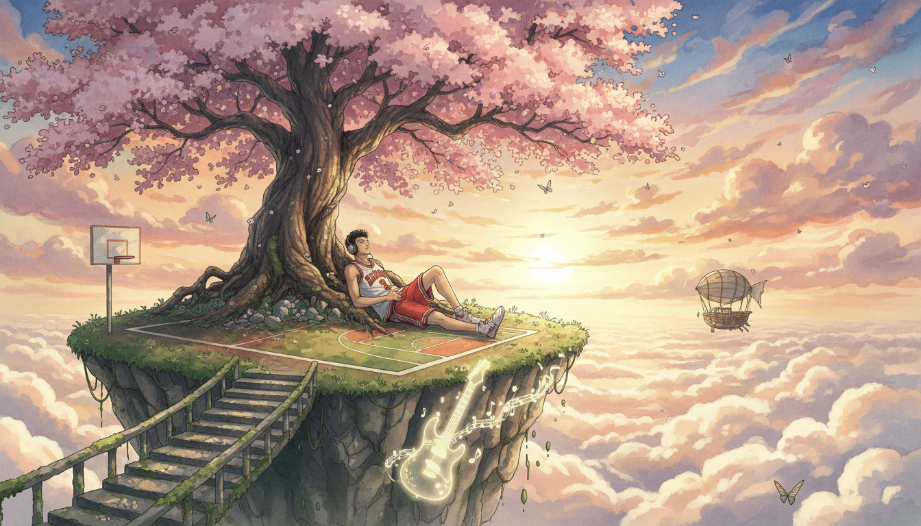 流川が聞いてる曲はプリンスの「New Power Generation」！