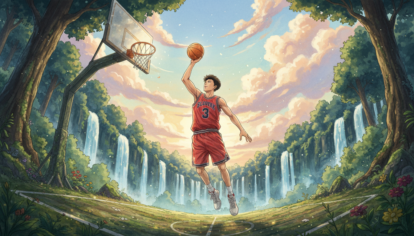 豊玉戦で見せた目を閉じたフリースローが最高の見せ場です！