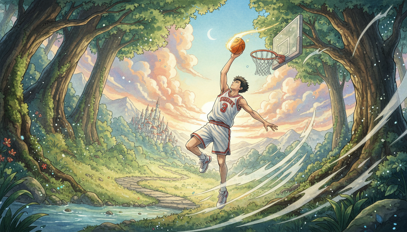 流川のシュートは日々の努力と才能が融合した奇跡のプレイです！